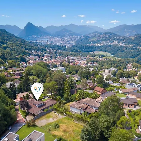 Tre Pini Garden Escape Villa Lugano